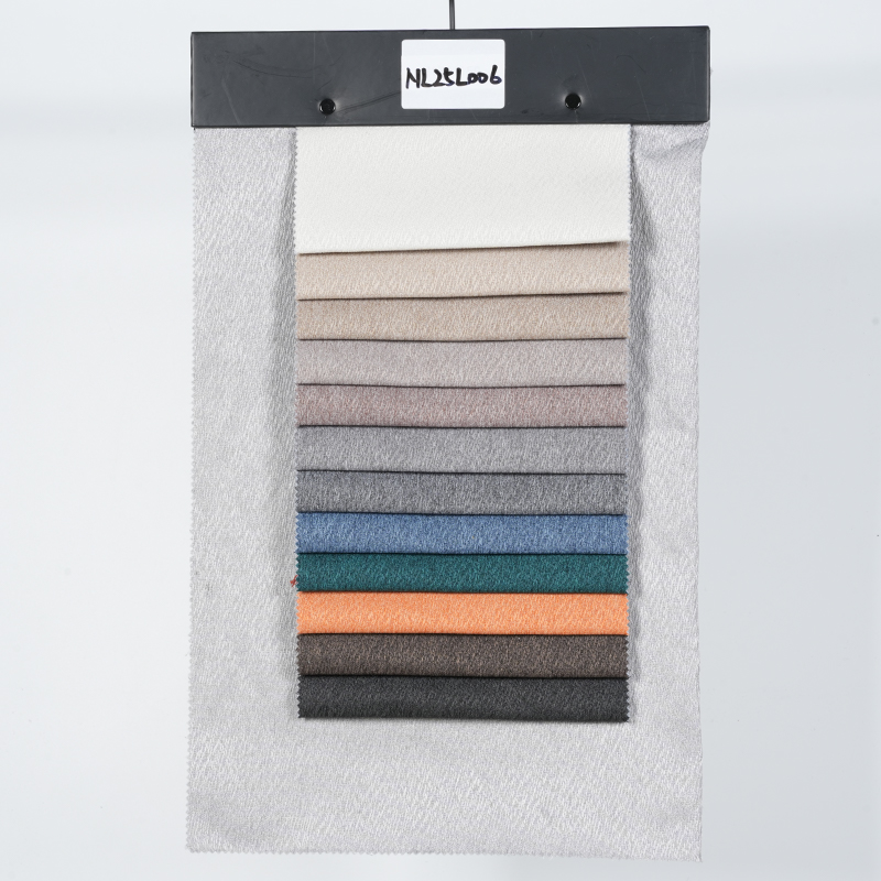 İnce Eğimli Çizgili Jakarlı Polyester Koltuk Kumaşı